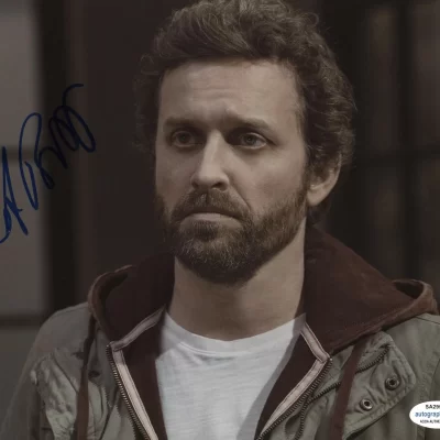 Rob Benedict aláírt 8X10 fotó Supernatural (Odaát - Chuck Shurley - Isten)
