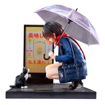 Original Character Szobor 1/7 Rainy Day - Meeting Illustrated by Catzz 16 cm