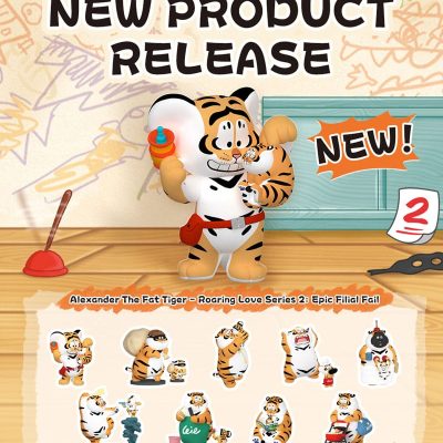 Alexander The Fat Tiger Mini Figura Roaring Love Series 2: Epic Filial Fabil7 cm Display (8)
