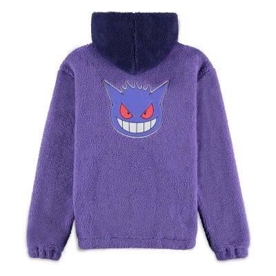 Pokémon Sherpa Hooded Sweater Gengar Size L