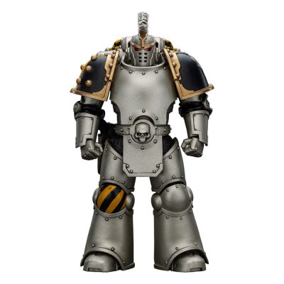 Warhammer The Horus Heresy Akciófigura 1/18 lron Warriors Command Squad Chosen with Legion Standard 12 cm