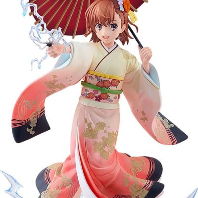 A Certain Scientific Railgun T Szobor 1/7 Mikoto Misaka Furisode Kimono Ver. 28 cm