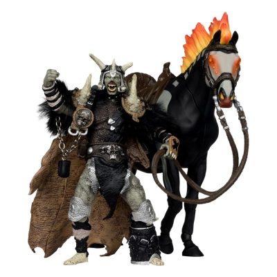 Spawn Akciófigura Bloodaxe with Horse (Spawn: The Dark Ages) (McFarlane Toys 30th Anniversary) (Gold Label) 18 cm