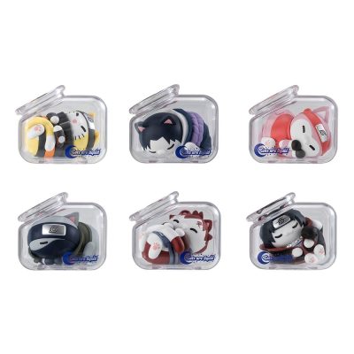 Naruto Shippuden Mega Cat Project Nyaruto! Trading Figura Good Night Nyaruto! 3 cm Assortment (8)