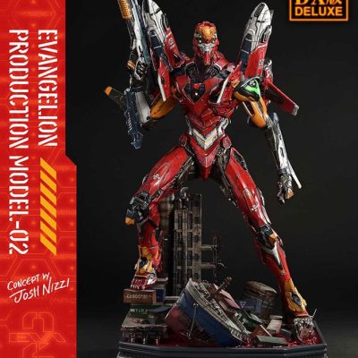 Rebuild of Evangelion Ultimate Diorama Masterline Series Szobor Evangelion Production Model-02 (Concept By Josh Nizzi) Deluxe Version 73 cm