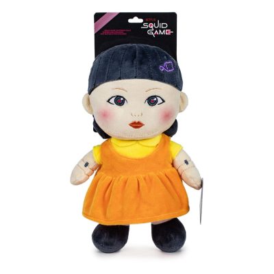 Squid Game Plüss Figura Doll with Backing Card Packaging 28 cm