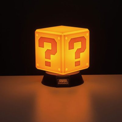Super Mario 3D Light Question Block 10 cm
