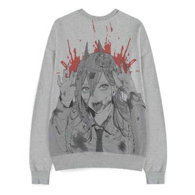 Chainsaw Man Sweater Power Grey Melange