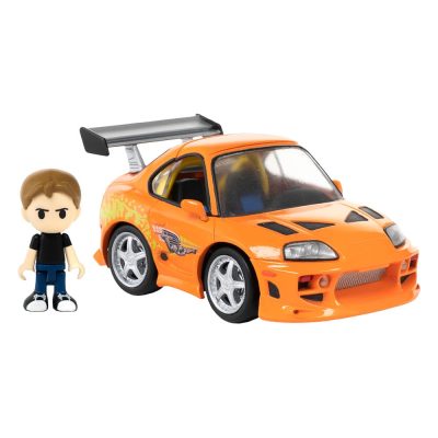Fast & Furious Q-Village Vehicle with mini-Figura Toyota Supra JZA80 9 cm