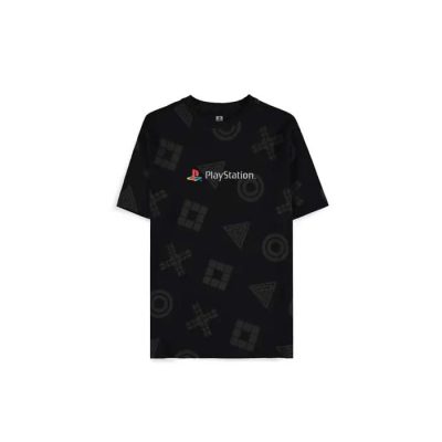 PlayStation T-Shirt Logo All Over Print Size XL