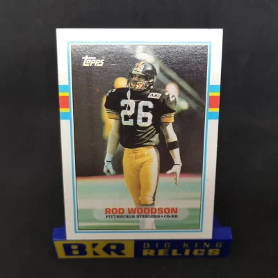1989 Topps #323 Rod Woodson RC Vintage NFL kártya