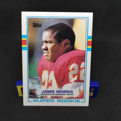 1989 Topps Super Rookie #252 Jamie Morris RC Vintage NFL kártya