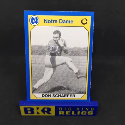 1990 Notre Dame 200 #181 Don Schaefer NFL kártya