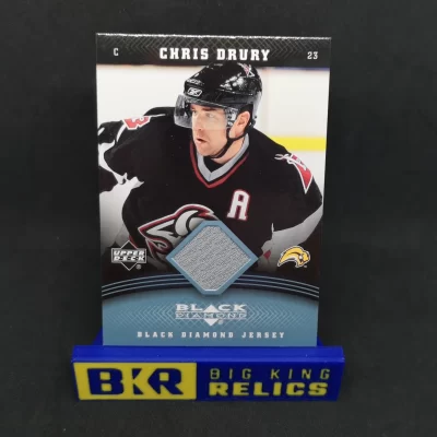2006-07 Black Diamond Jerseys #JCD Chris Drury NHL kártya