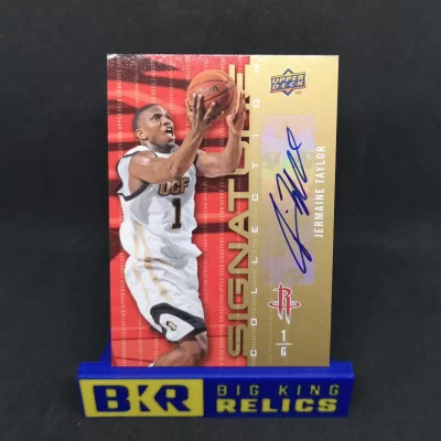 2009-10 Upper Deck Signature Collection #191 Jermaine Taylor kosaras kártya