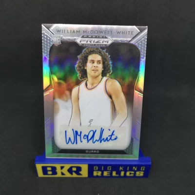 2019-20 Panini Prizm Draft Picks Autographs Prizms #118 William McDowell-White RC kosaras kártya