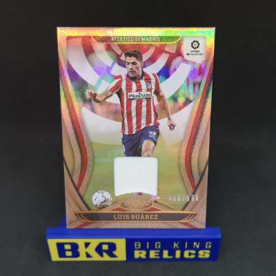 2020-21 Certified La Liga Memorabilia #21 Luis Suarez /500 focis kártya