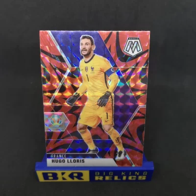 2020-21 Panini Mosaic UEFA Euro Mosaic Reactive Red #114 Hugo Lloris focis kártya