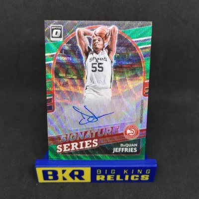 2021-22 Donruss Optic Signature Series Green Wave #39 DaQuan Jeffries kosaras kártya
