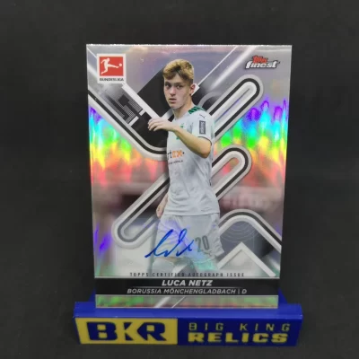 2021-22 Finest Bundesliga Autographs #BCALNE Luca Netz focis kártya