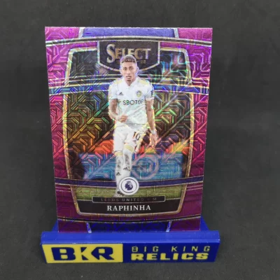 2021-22 Panini Chronicles Premier League Purple Mojo #224 Raphinha Select focis kártya