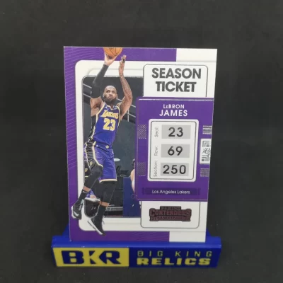 2021-22 Panini Contenders #62 LeBron James kosaras kártya