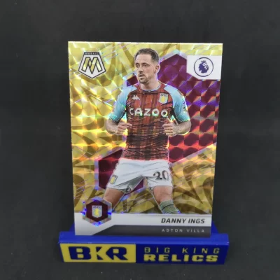 2021-22 Panini Mosaic English Premier League Mosaic Reactive Gold #122 Danny Ings focis kártya