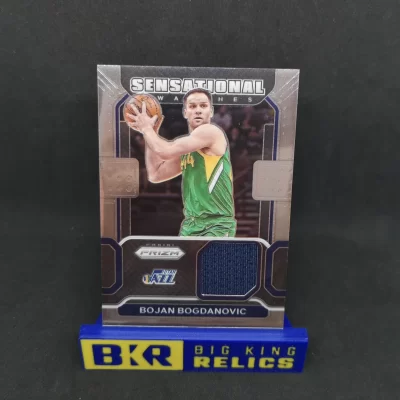 2021-22 Panini Prizm Sensational Swatches #10 Bojan Bogdanovic kosaras kártya