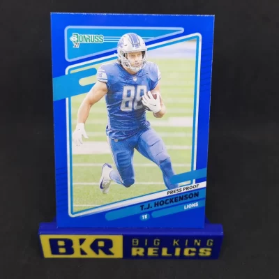 2021 Donruss Press Proof Blue #176 T.J. Hockenson NFL kártya