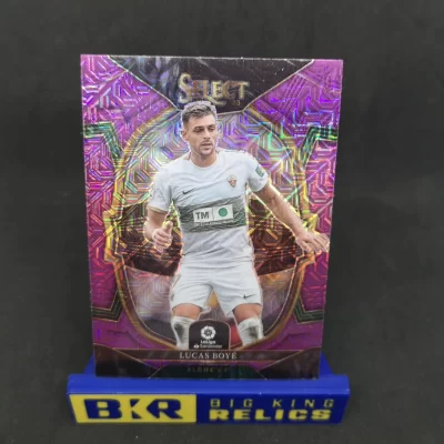 2022-23 Select La Liga Purple Mojo #28 Lucas Boye focis kártya