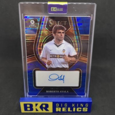 2022-23 Select La Liga Select Signatures Blue Pulsar #9 Roberto Ayala focis kártya