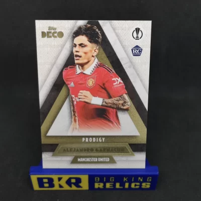 2022-23 Topps Deco UEFA #NNO Alejandro Garnacho Prodigy RC focis kártya