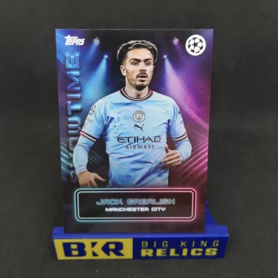 2022-23 Topps Showtime UEFA Club Competitions Jack Grealish focis kártya