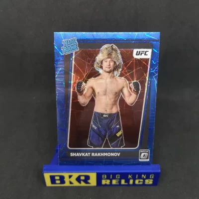 2022 Donruss Optic UFC Blue Velocity #115 Shavkat Rakhmonov Rated Rookie UFC kártya