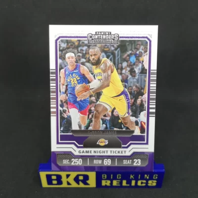 2023-24 Panini Contenders Game Night Ticket #13 LeBron James kosaras kártya