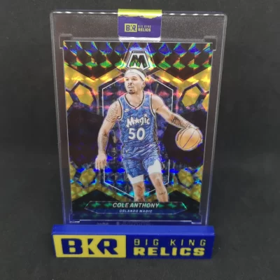 2023-24 Panini Mosaic Mosaic Choice Black Gold #165 Cole Anthony 8/8 kosaras kártya
