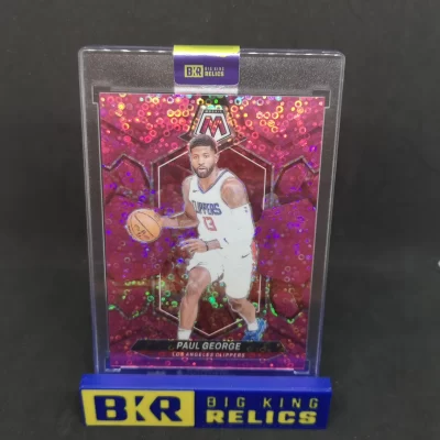 2023-24 Panini Mosaic Mosaic Fast Break Pink #50 Paul George /20 kosaras kártya