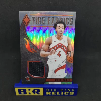 2023-24 Panini Phoenix Fire Fabrics #6 Scottie Barnes kosaras kártya