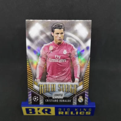 2023-24 Stadium Club Chrome UEFA Champions League Main Stage #MSCR Cristiano Ronaldo focis kártya
