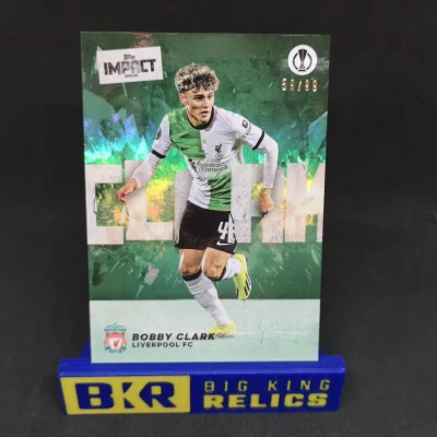 2023-24 Topps Impact UEFA Club Competitions Green #NNO Bobby Clark /99 focis kártya
