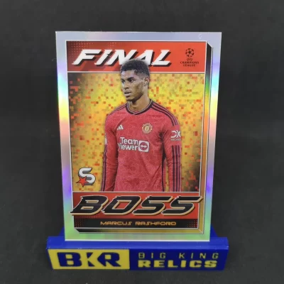 2023-24 Topps UEFA Club Competitions Superstars Final Boss #FB11 Marcus Rashford focis kártya