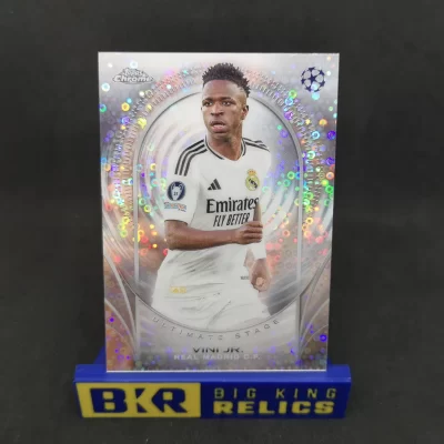 2024-25 Topps Chrome UEFA Club Competitions Ultimate Stage #USC43 Vini Jr. focis kártya
