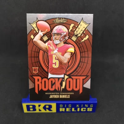 2024 Absolute Rock Out #19 RC Jayden Daniels NFL kártya
