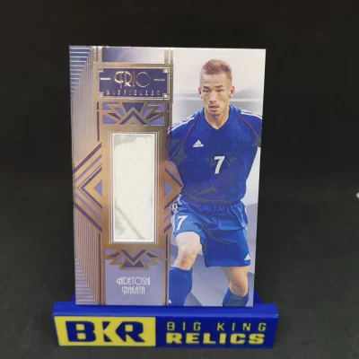2024 Futera Unique Hidetoshi Nakata Trio Jersey /21 focis kártya
