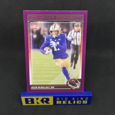 2024 Score Purple #380 Jalen McMillan RC NFL kártya