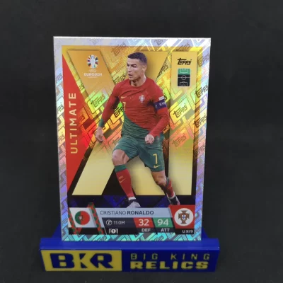 EURO 2024 Topps Match Attax Ultimate Cristiano Ronaldo Portugal #UXL9 focis kártya