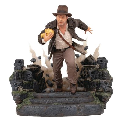 Indiana Jones: Raiders of the Lost Ark Deluxe Gallery PVC Szobor Escape with Idol 25 cm