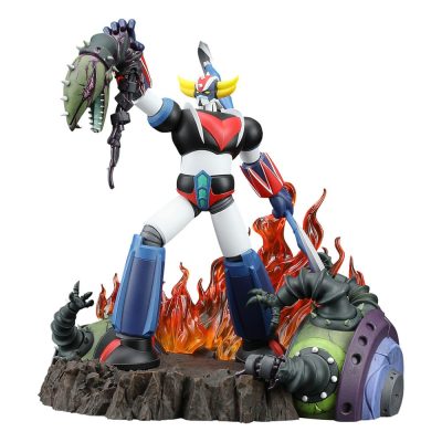 Grendizer Scene Selection 01 PVC Szobor Grendizer a cry of Victory 14 cm