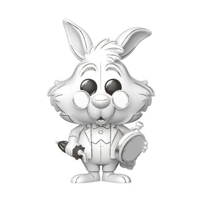 Disney POP! Vinyl Figura Sketched- White Rabbit 9 cm