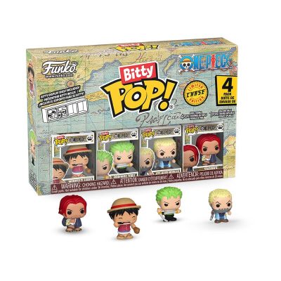 One Piece Bitty POP! Vinyl Figura 4-Pack Luffy 25 cm